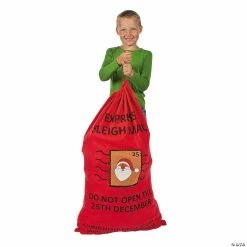 Flash Sale 🎉 23 1/2" x 39 1/2" Giant Deluxe Felt Santa Sack 🥰 -Christmas Costumes Sales Store 23 1 2 x 39 1 2 giant deluxe felt santa sack13712763 a01