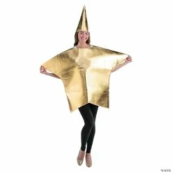Christmas Costumes Sales Store 14 Discount ⭐ Adult Gold Star Costume - Standard ✨