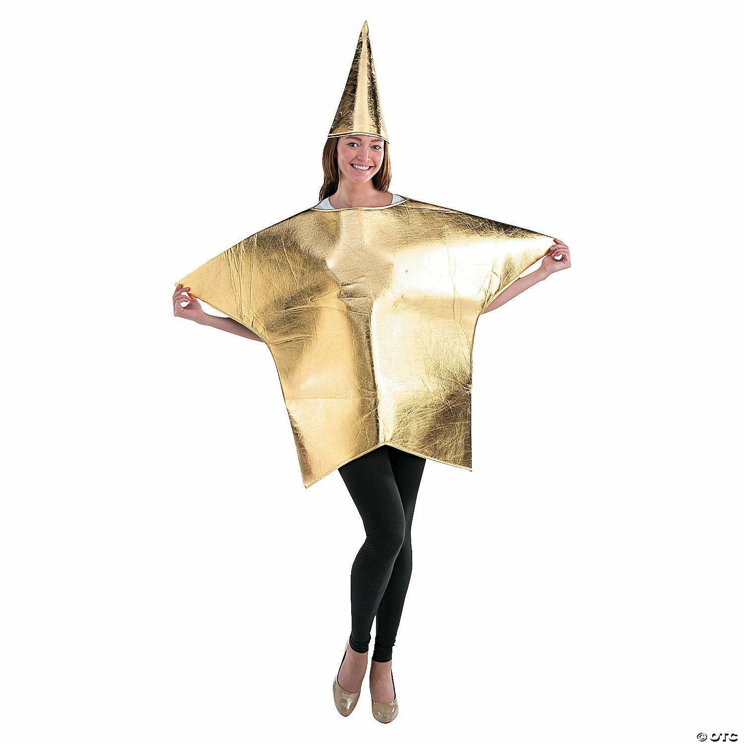 Discount ⭐ Adult Gold Star Costume - Standard ✨ 1 Discount ⭐ Adult Gold Star Costume - Standard ✨