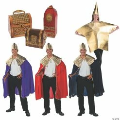 New ๐งจ Adultโs Wise Men Costume Kit with Props - 7 Pc. ๐