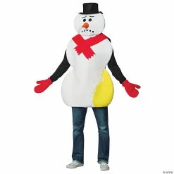 Hot Sale 😀 Adult Yellow Snowman Costume 🤩
