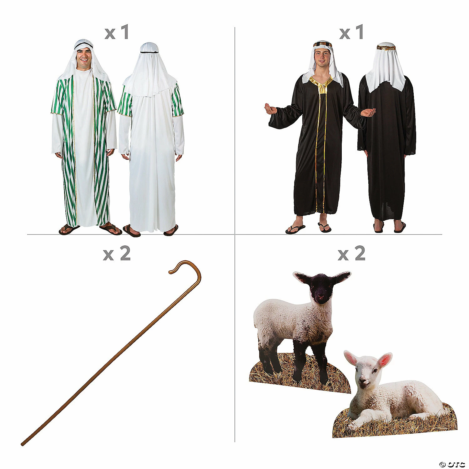 Buy 🥰 Adults’ Shepherd Costume Kit with Props ⌛ 2 Buy 🥰 Adults’ Shepherd Costume Kit with Props ⌛ - Image 2