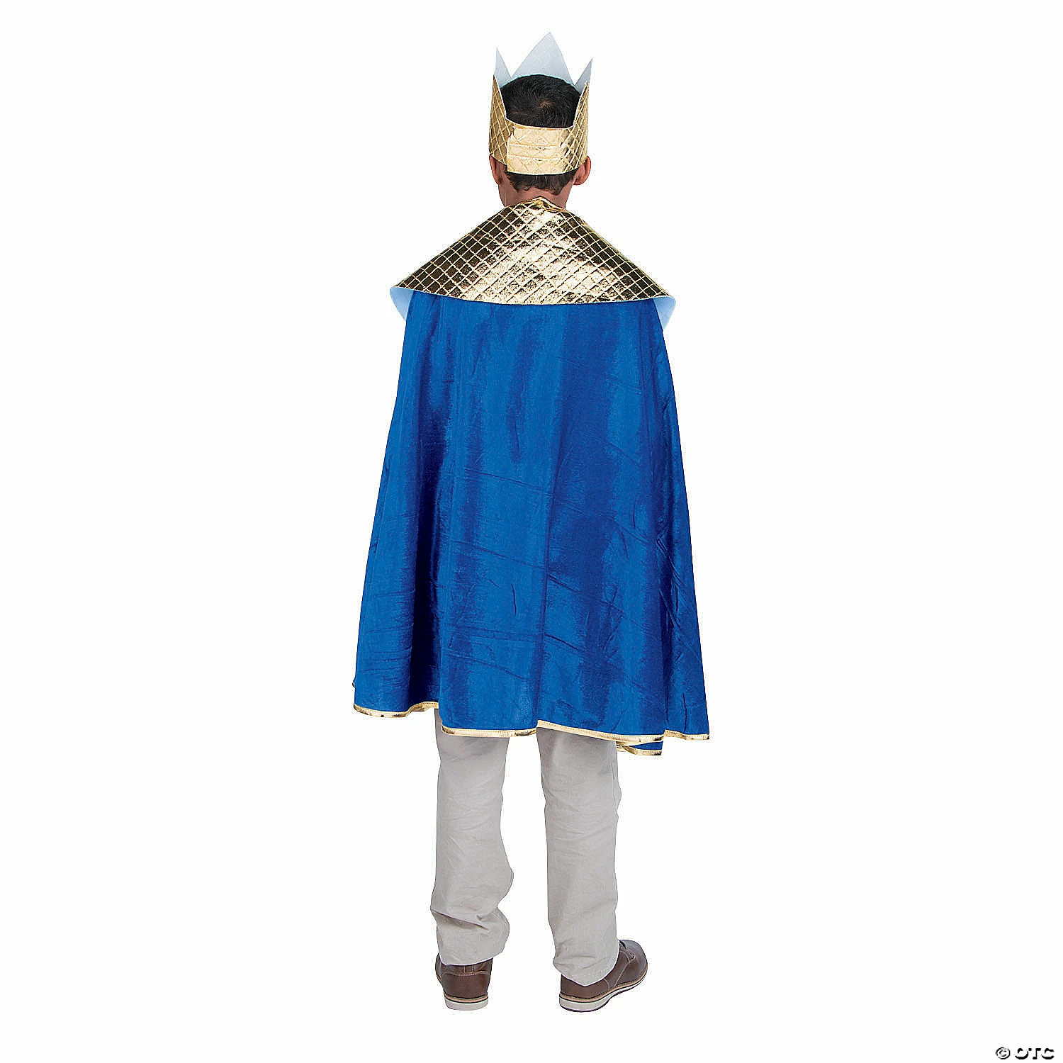 Best Pirce π Boy's Blue Wise Man's Cape with Crown Costume π 2 Best Pirce π Boy's Blue Wise Man's Cape with Crown Costume π - Image 2