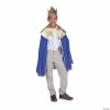 New 🥰 Boy's Purple Wise Man's Cape with Crown Costume 🔔