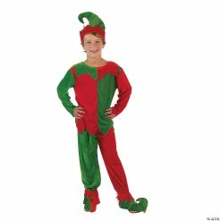 Deals โ๏ธ Boy's Velour Elf Costume - Small/Medium โ