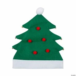 Flash Sale โจ Christmas Tree Hats with Jingle Bells - 12 Pc. โค๏ธ