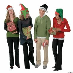 Coupon 🥰 Elf Hats - 12 Pc. ✨ -Christmas Costumes Sales Store elf hats 12 pc 4 4650 a02