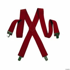 Brand new ✔️ Heavy Duty Red Santa Suspenders 🤩