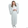 Budget 🌟 Kid’s Angel Costume with Wings & Candle - Large/Extra Large ✔️