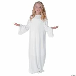New β¨ Kidsβ L/XL White Angel Gown Set β