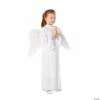 Cheap 🔥 Kids’ S/M White Angel Gown with Wings - 2 Pc. 💯