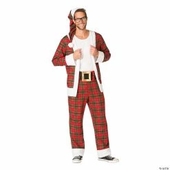 Cheap 🧨 Men’s Hipster Mr. Claus Costume - Medium 👏
