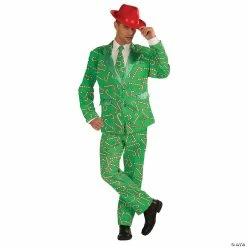 Best Sale ✔️ Men's 🍬 Candy Cane Suit Costume ✨