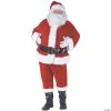 Promo 👏 Men's Complete Velour Santa Suit Costume 😉