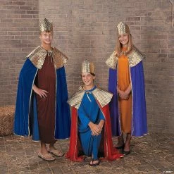 Best Sale 👍 Men's Purple Wise Man's Cape with Crown Costume 😉 -Christmas Costumes Sales Store mens purple wise mans cape with crown costume36 2694 a03
