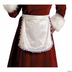 Best Pirce ⌛ Mrs. Claus Satin Apron 💯