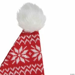 Buy π₯° Northlight 17" Red and White Nordic Snowflake and Striped Santa Hat With Pom Pom π― 5 Buy π₯° Northlight 17" Red and White Nordic Snowflake and Striped Santa Hat With Pom Pom π― -Christmas Costumes Sales Store northlight 17 red and white nordic snowflake and striped santa hat with pom pom14124008 a02