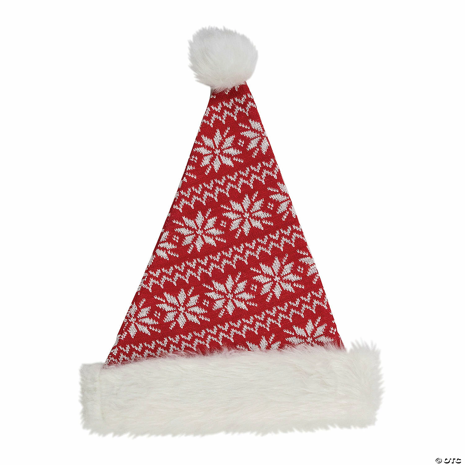 Buy π₯° Northlight 17" Red and White Nordic Snowflake and Striped Santa Hat With Pom Pom π― 1 Buy π₯° Northlight 17" Red and White Nordic Snowflake and Striped Santa Hat With Pom Pom π―