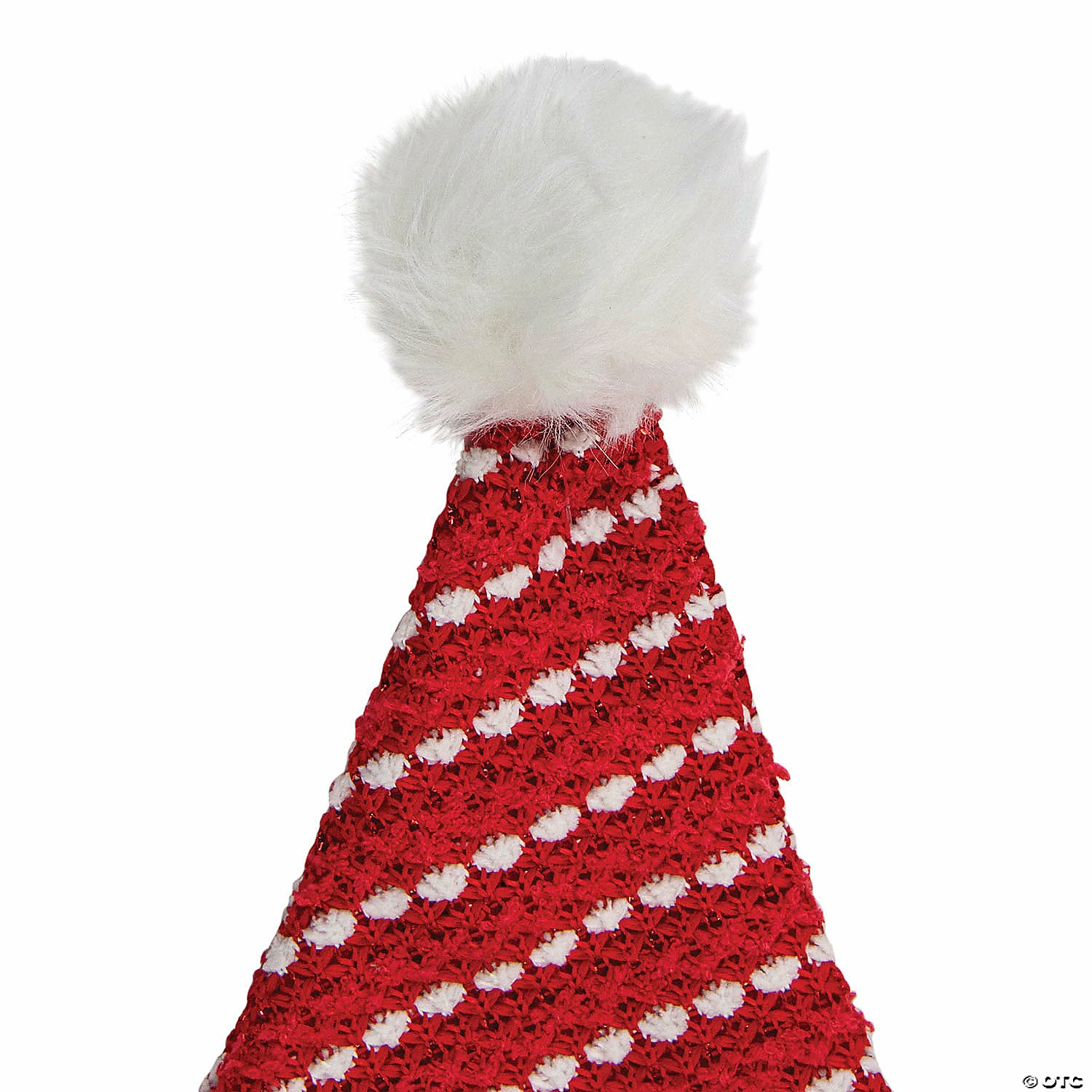 Buy π Northlight 17" Red and White Striped Santa Hat With Pom Pom π 3 Buy π Northlight 17" Red and White Striped Santa Hat With Pom Pom π - Image 3