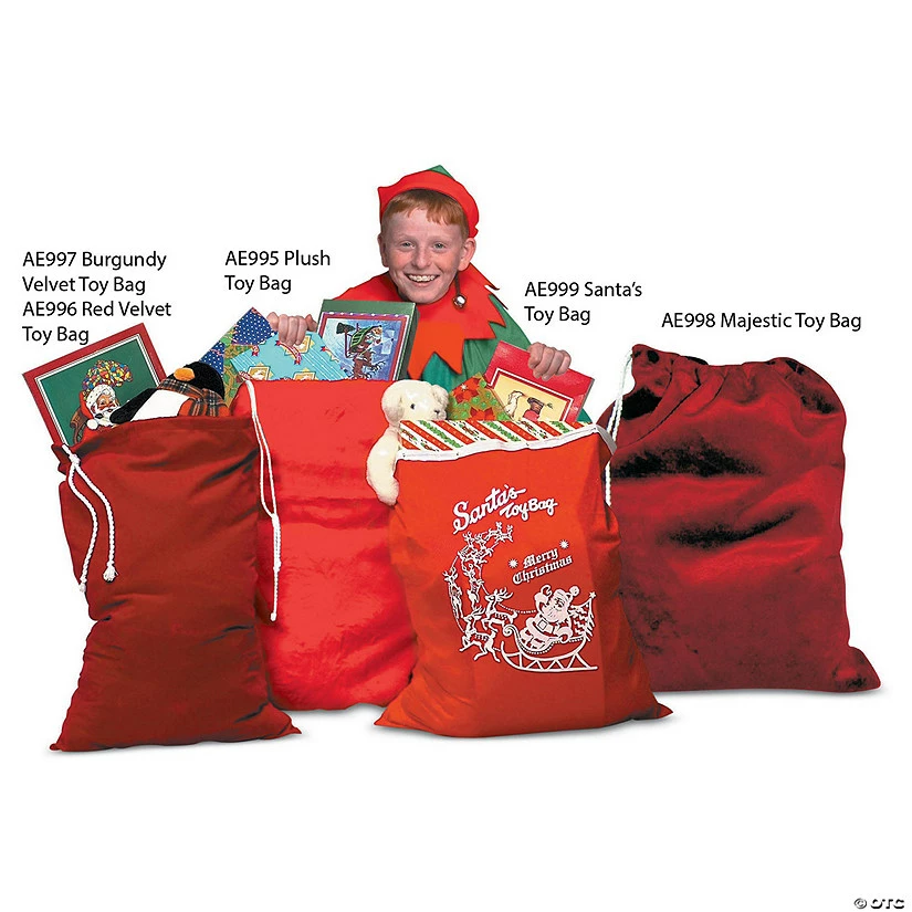 Best reviews of π Red Tricot Santa Toy Bag β 1 Best reviews of π Red Tricot Santa Toy Bag β