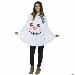 Budget ✔️ Womens Elf Or Snowman Poncho 👏