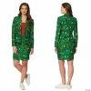 Promo 🔔 Women's Green 🎅 Christmas Tree Suit ⌛